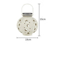 Solar powered night light in European style, aluminium body, IP65 rated, in Beige colour for courtyard use