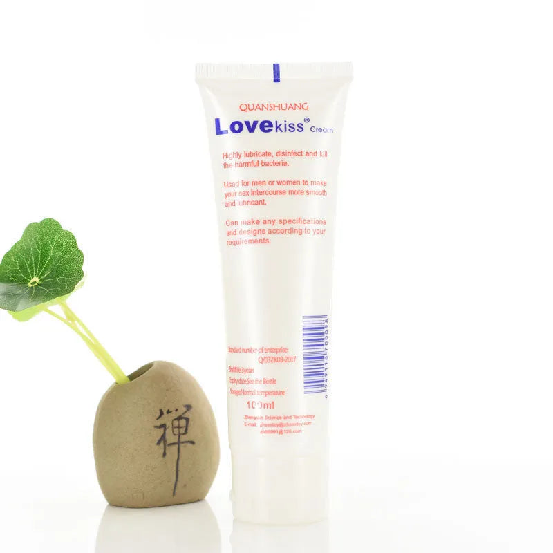 Cherry flavored water-soluble lubricating fluid 100mL bottle white colour adult personal lubricant