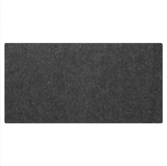 Extra large felt mouse pad and non-slip table mat in brown, black or grey, sizes up to 1400x700mm