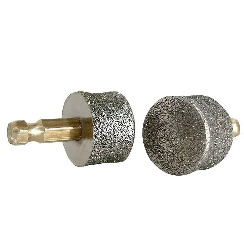 Diamond-coated pet nail grinding head with copper handle, available in 60 mesh and 80 mesh