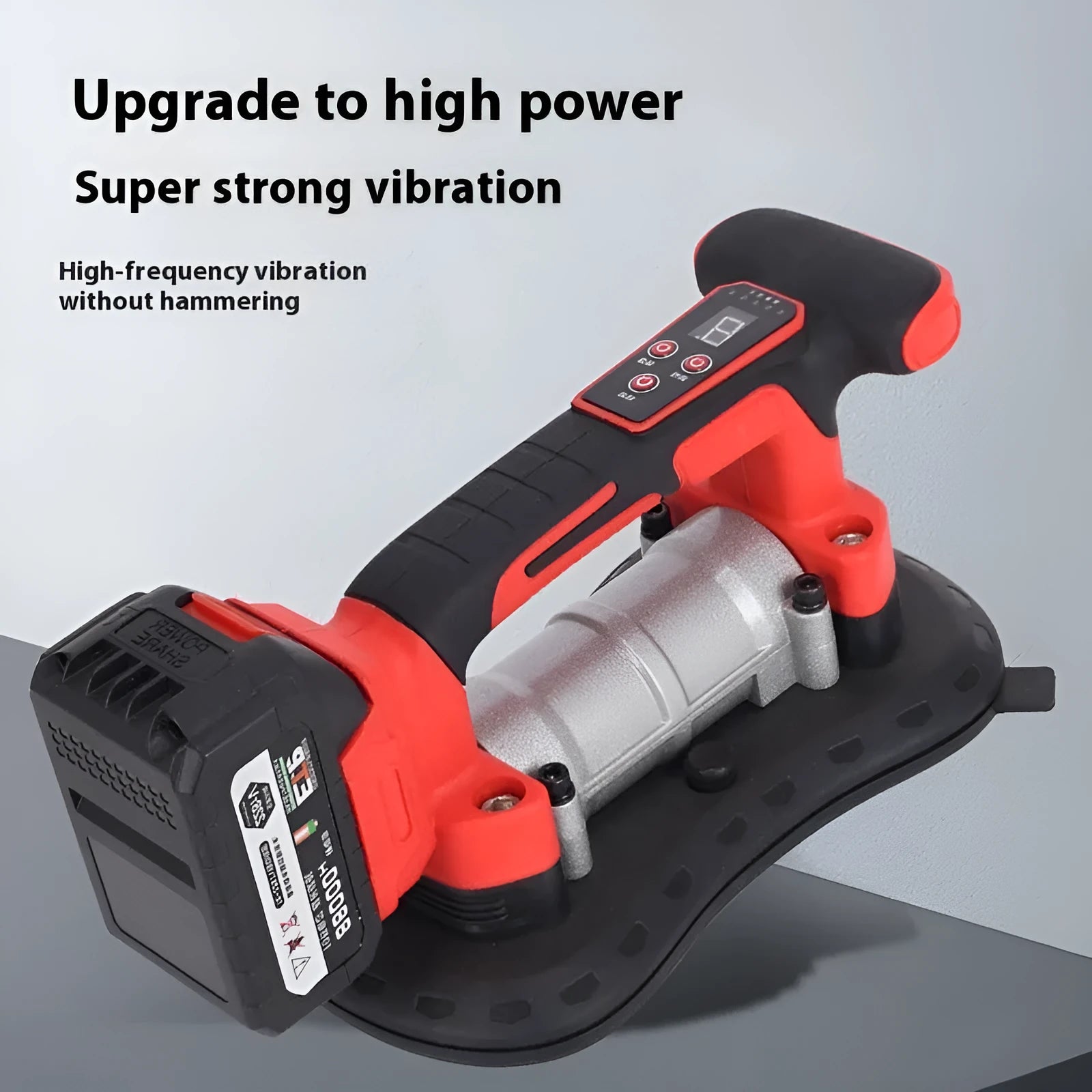 21V automatic tile laying machine with handle, designed for installing large format tiles up to 200cm.