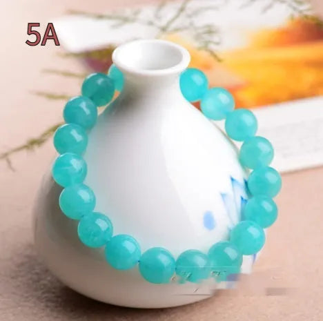 7A grade natural Amazonite scattered beads in ice colours with size options for jewellery making