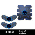 Eight-piece abdominal muscle waist reduction massage patch set in nine style options