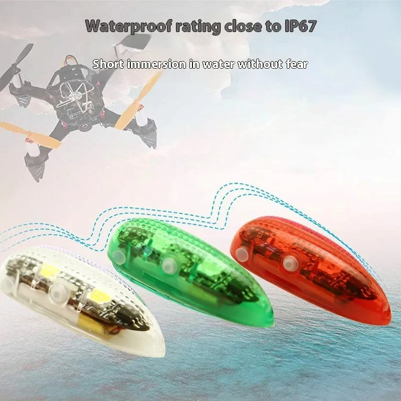 V3 wireless navigation lights for RC models with waterproof construction and multiple colour options