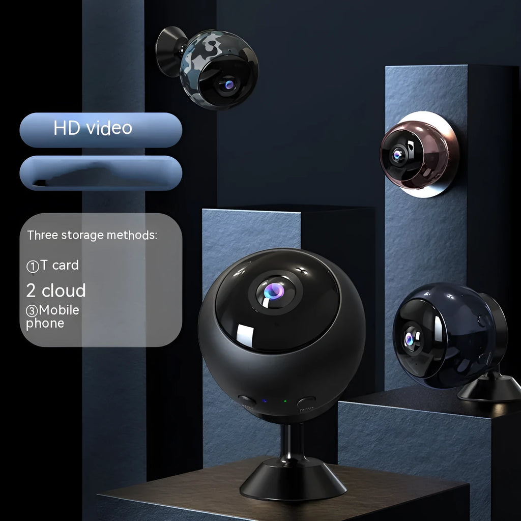 1080p wireless WIFI surveillance camera with ABS plastic housing for indoor security monitoring