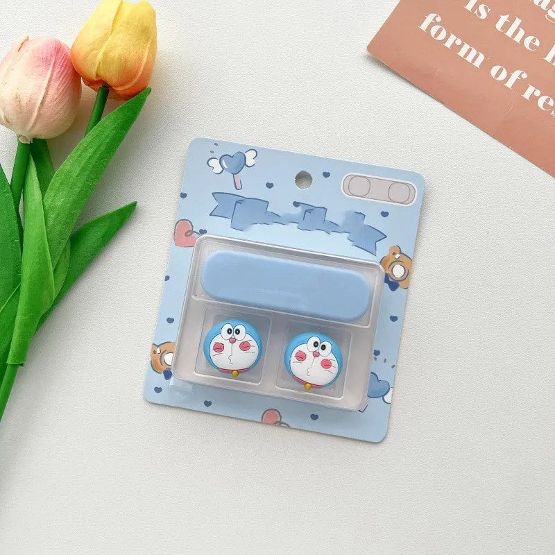 Cartoon magnetic cable fixer for desktop with colourful design and plastic construction