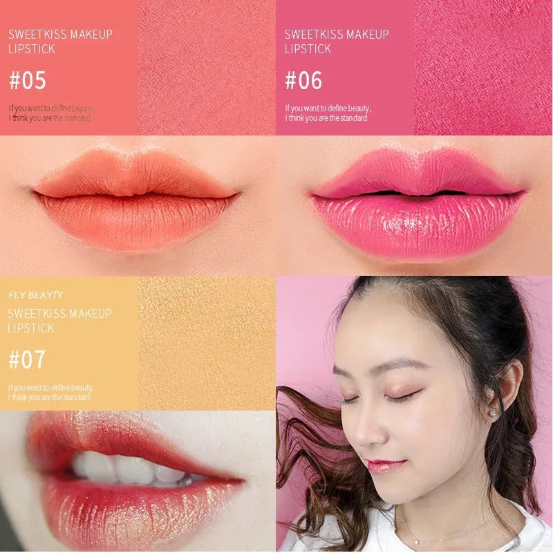 Fey Beauty moisturising lipstick in Cameo Brown shade with non-fading formula
