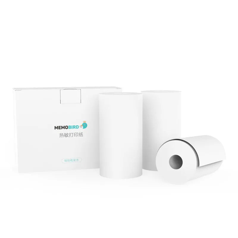 Pink thermal pocket portable Bluetooth printer with compact 79x79x40mm dimensions and 900mAh battery