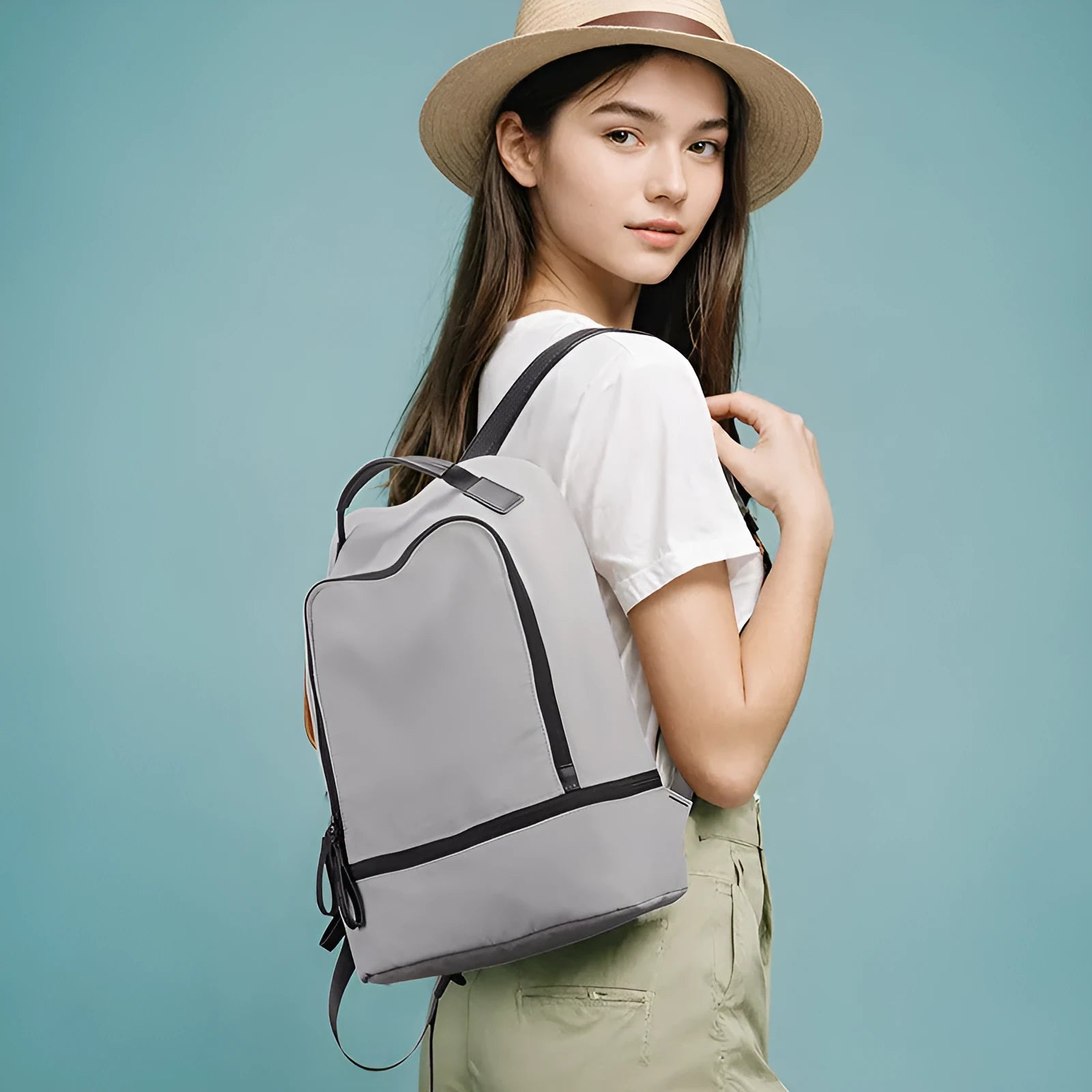 Marco Leideng light travel leisure backpack in Oxford cloth showing three colour options