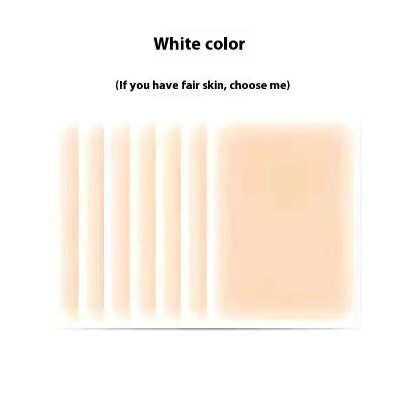 Tattoo cover patch for birthmark and tattoo concealment in six skin tone colours