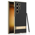 Samsung Galaxy S23 Ultra S24 Ultra TPU phone case with invisible bracket in five colour options