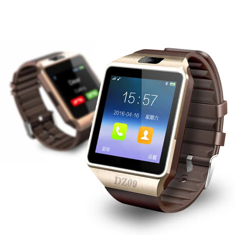 Silver grey smart watch with a 1.44-inch touch screen on a wrist strap.
