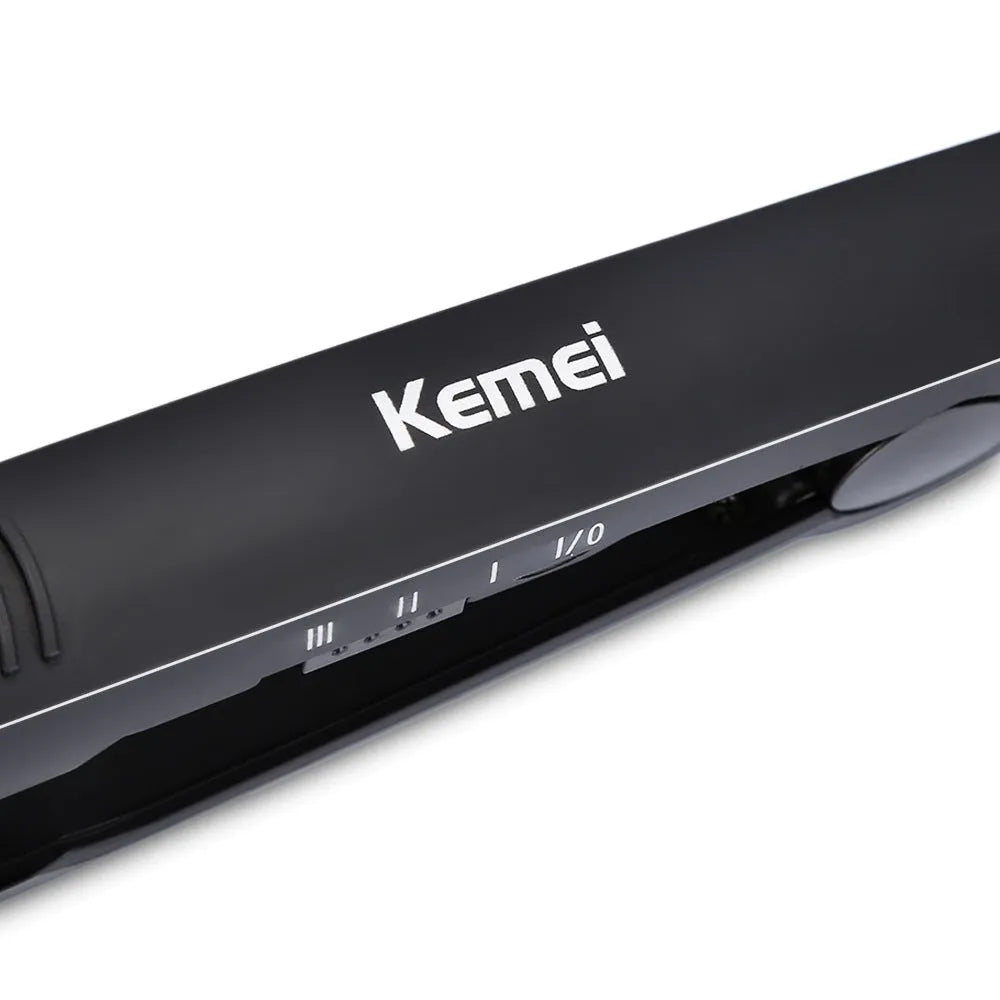 Black short hair curling iron with 16-20mm tourmaline ceramic barrel and 10 temperature settings