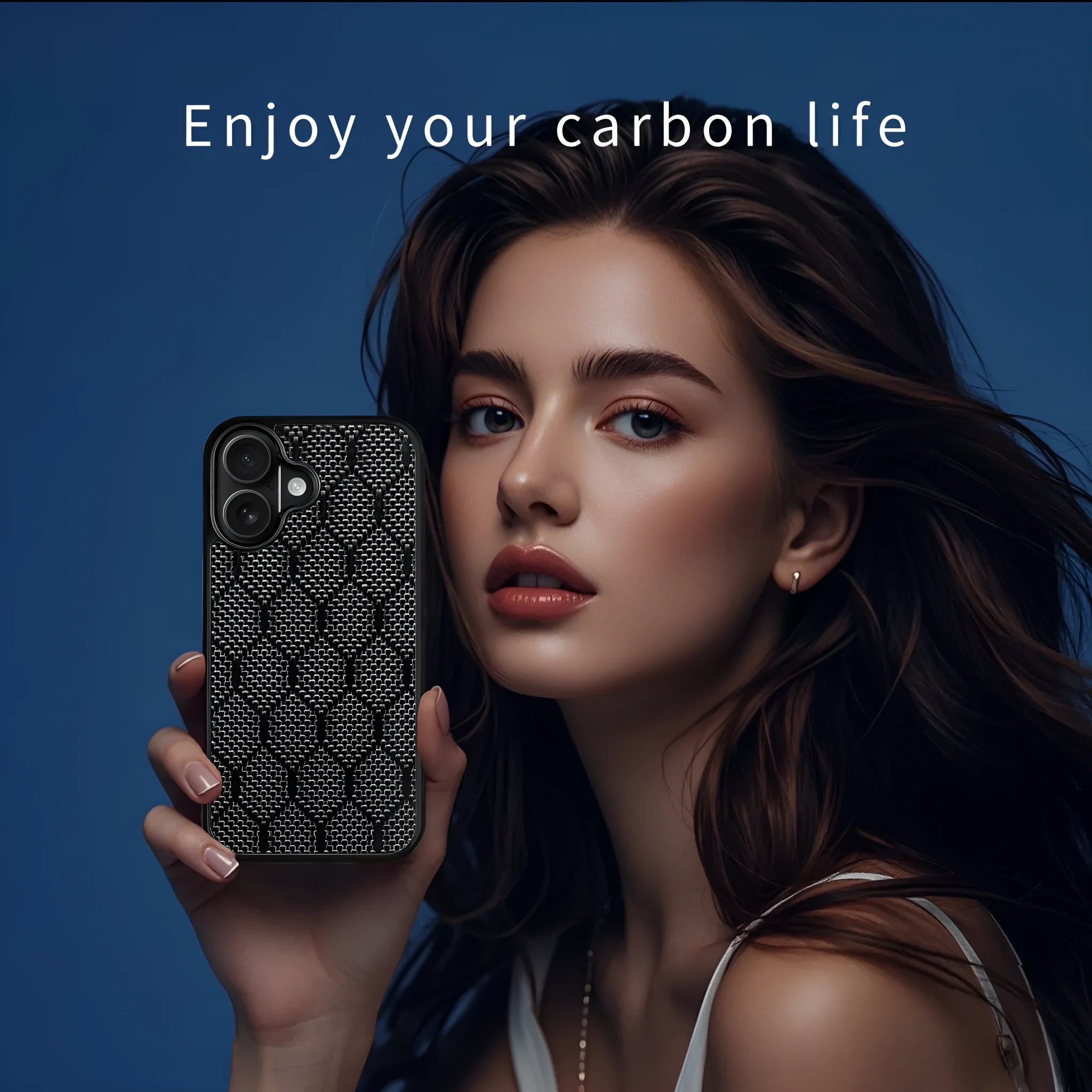 Honeycomb phone case for iPhone, showing textured back pattern, compatible with multiple models