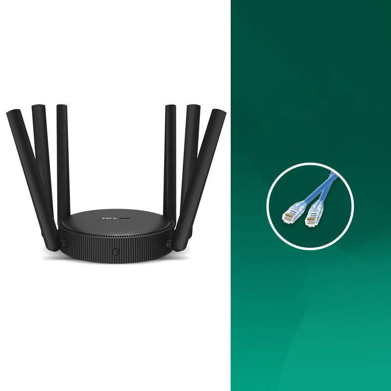 TP-Link TL-WDR7661 Gigabit Edition wireless router with front status lights and ethernet ports
